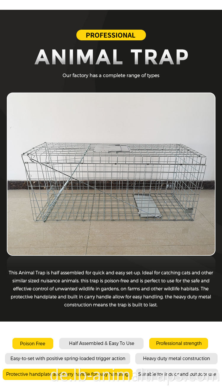 Anti-rusty Animal Trap Cage